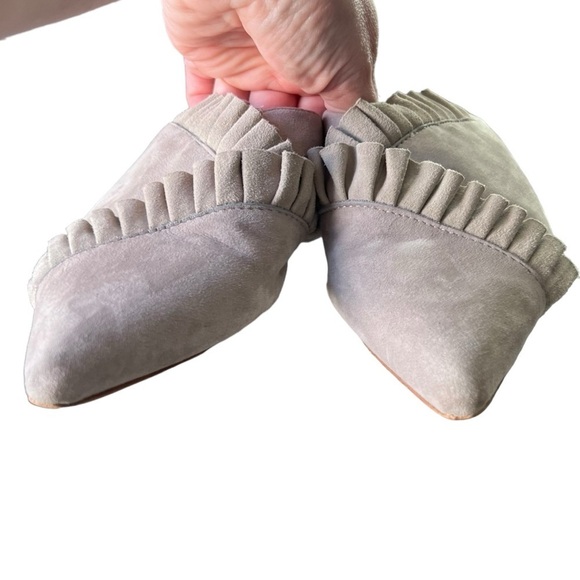 Jeffrey Campbell - Lacyann Cleo Ruffled Mule Sz 9 - Picture 6 of 12